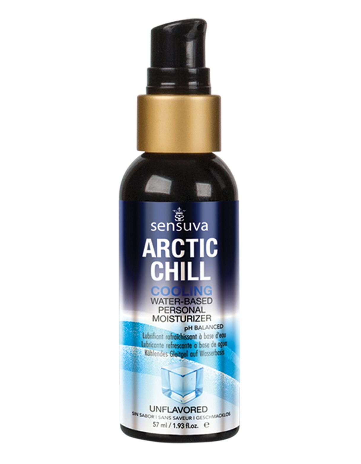 Лубрикант з охолоджувальним ефектом Sensuva - Arctic Chill Cooling (57 мл), без гліцерину та парабенів